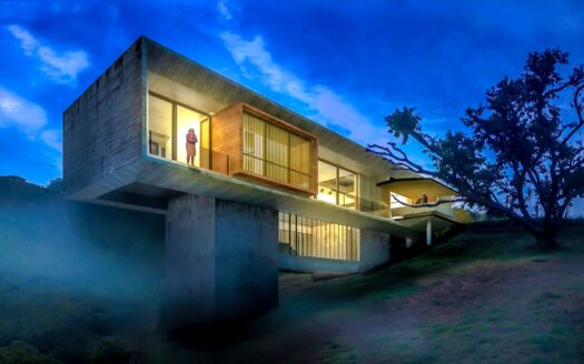 Exceptional modern-designed main home, 3 tropical guest homes and unparalleled views in Atenas – 40005152947